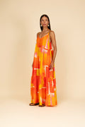 Art-Print Maxi Dress