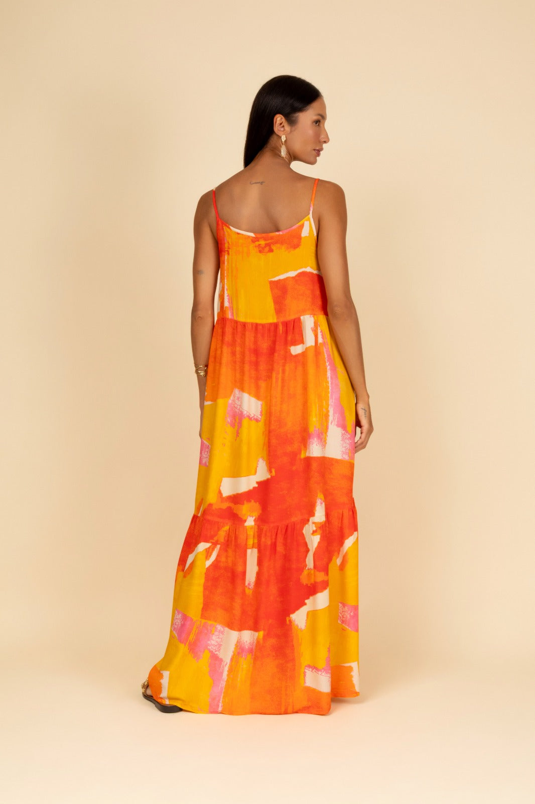 Art-Print Maxi Dress